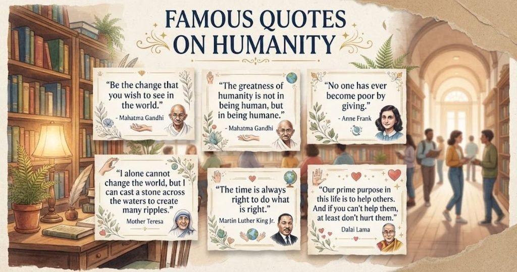 Famous Quotes on Humanity