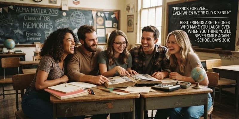 Nostalgic School Friends Quotes