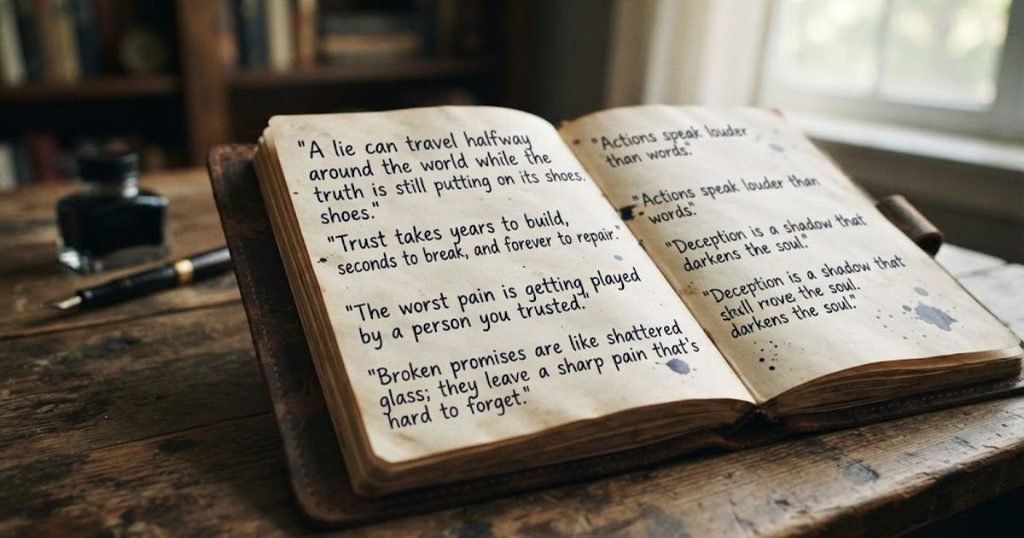 Quotes About Lies, Deception & Broken Promises
