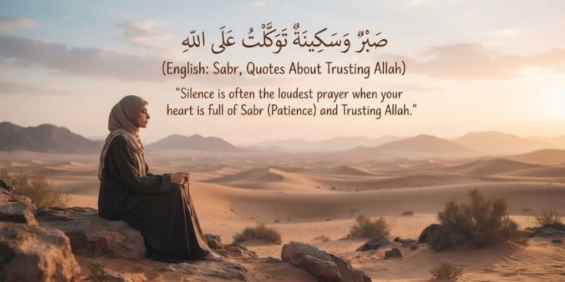 Silence Sabr Quotes About Trusting Allah