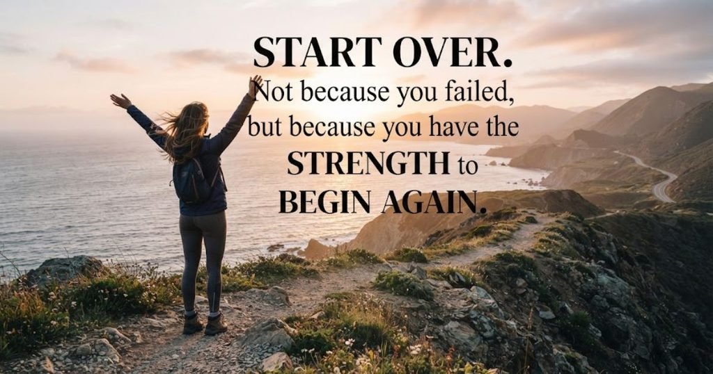 Strong Quotes for Starting Over