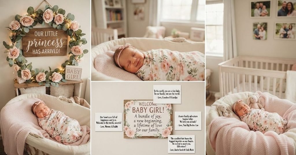 Welcome Baby Girl Quotes for Family