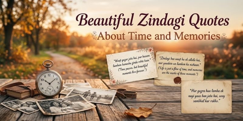 Beautiful Zindagi Quotes About Time and Memories