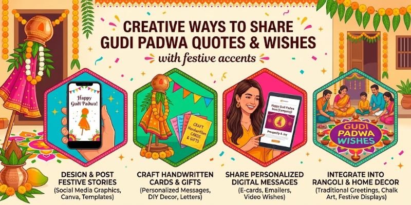 Creative Ways to Share Gudi Padwa Quotes and Wishes