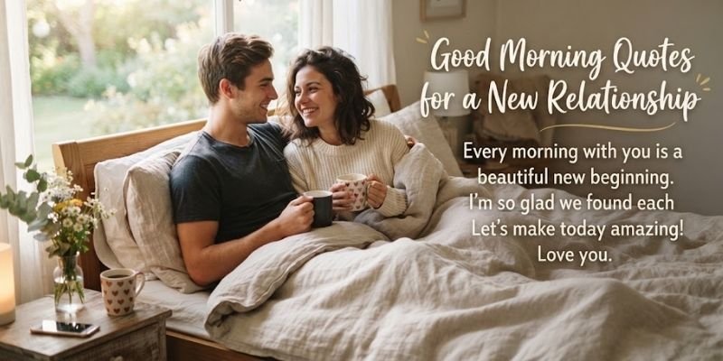 Good Morning Quotes for a New Relationship