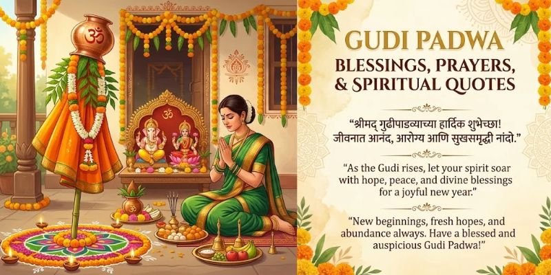 Gudi Padwa Blessings, Prayers, and Spiritual Quotes