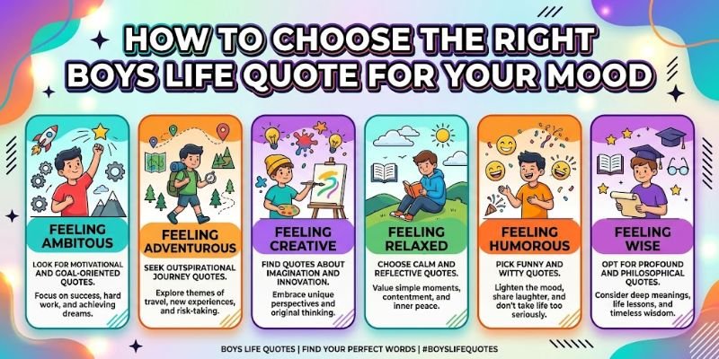 How to Choose the Right Boys Life Quote for Your Mood