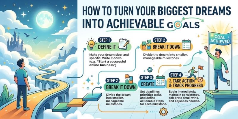 How to Turn Your Biggest Dreams Into Achievable Goals