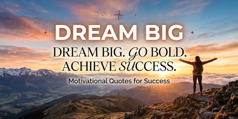 Motivational Dream Big Quotes for Success