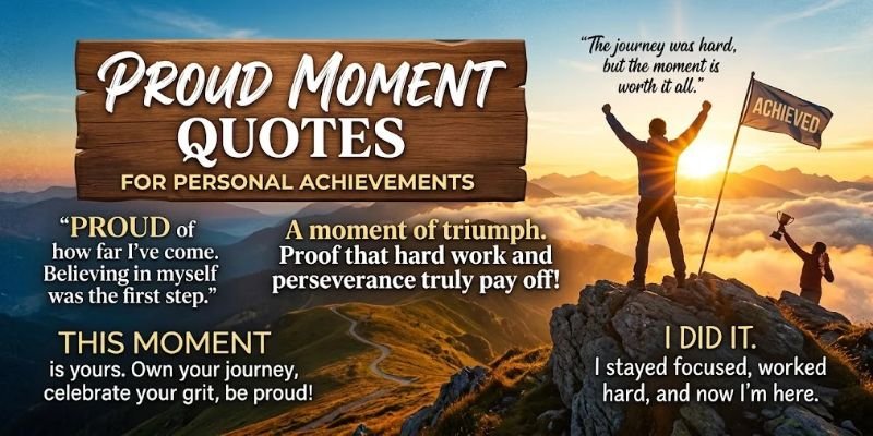 Proud Moment Quotes for Personal Achievements
