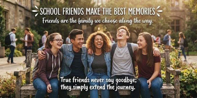 school friends quotes