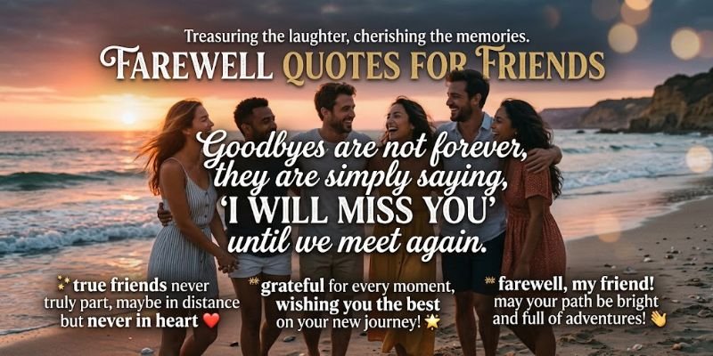 farewell quotes for friends